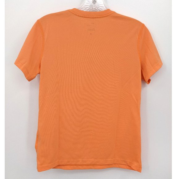 Nike Girl's Dri-Fit Neon Orange Performance Tee XL - Picture 3 of 5